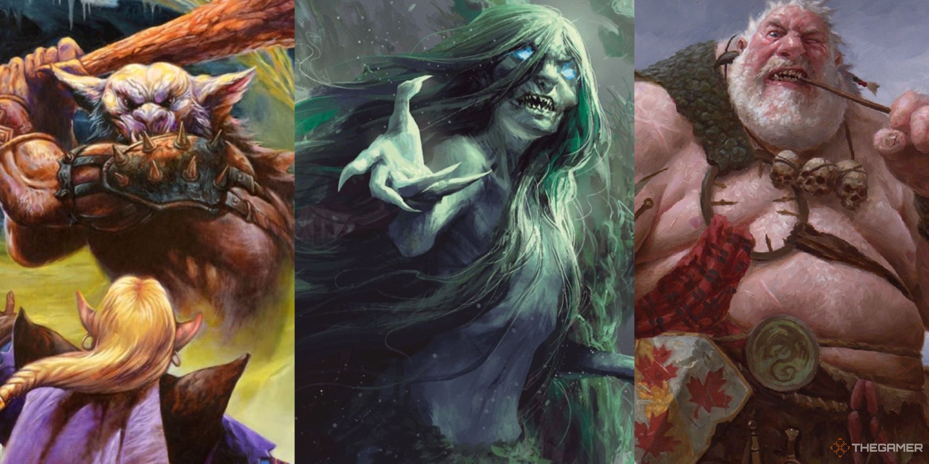 Shared images of monsters in official D&D art.