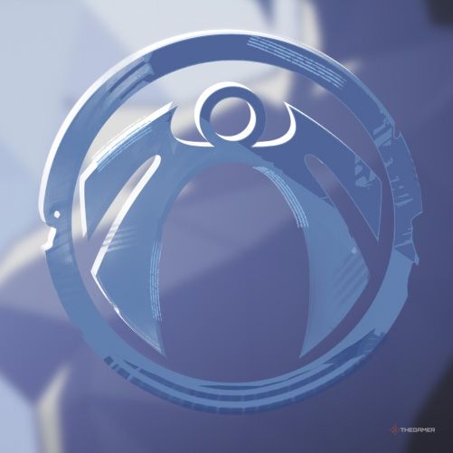 The Storm Emblem in Marvel Rivals features a periwinkle outline of Storm's headpiece.