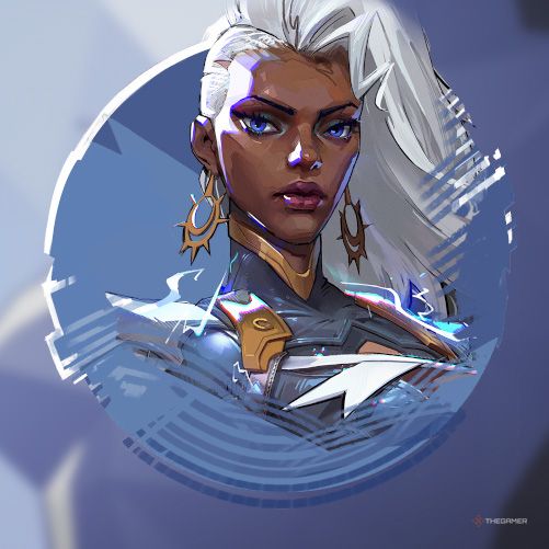 The Storm Spray features a portrait of Storm's face in Marvel Rivals.