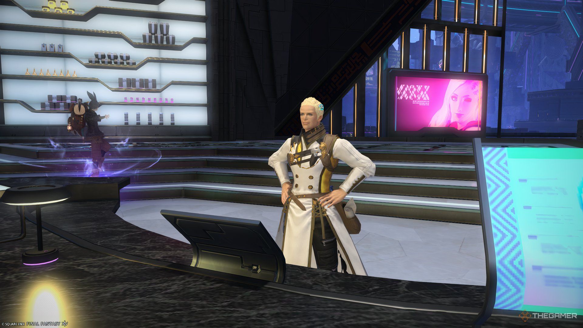 The Collectable Appraiser in Solution Nine in Final Fantasy 14 Dawntrail.