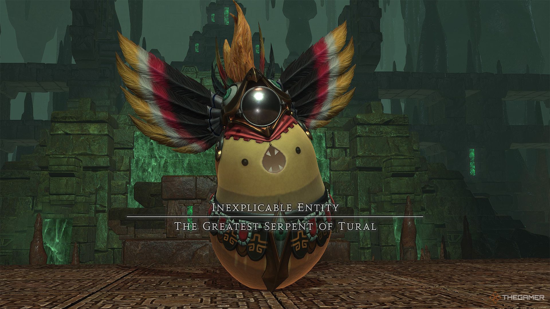 The greatest serpent of tural, final boss of tender valley in Final Fantasy 14.