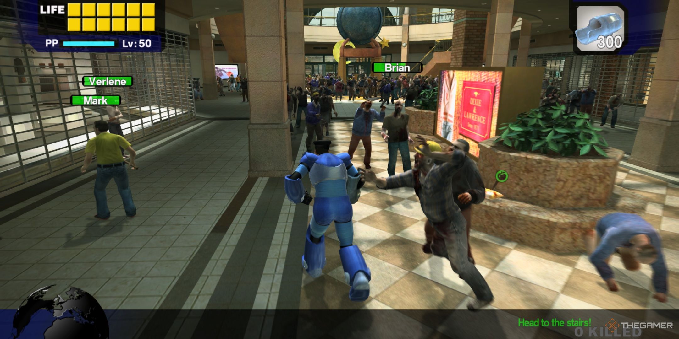 The inital zombie outbreak in the mall in Dead Rising