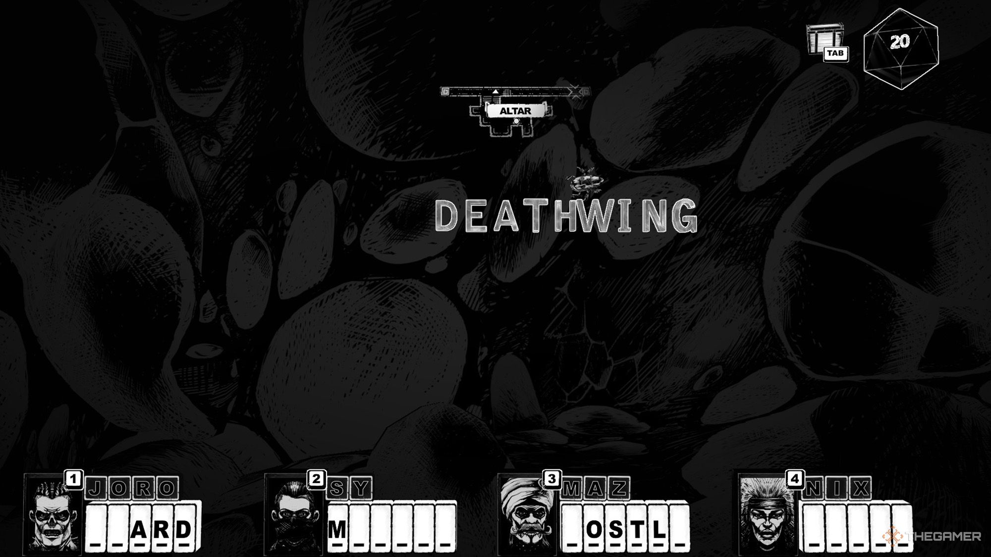 The party finds a bug named Deathwing in Cryptmaster.