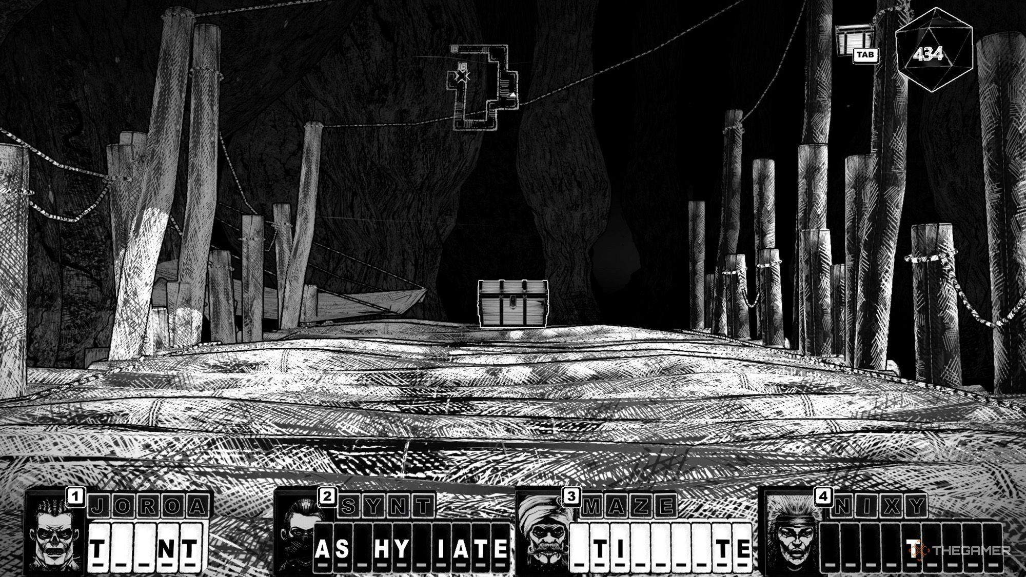 The party finds a chest on the path from the Tower to the Pantry in Cryptmaster
