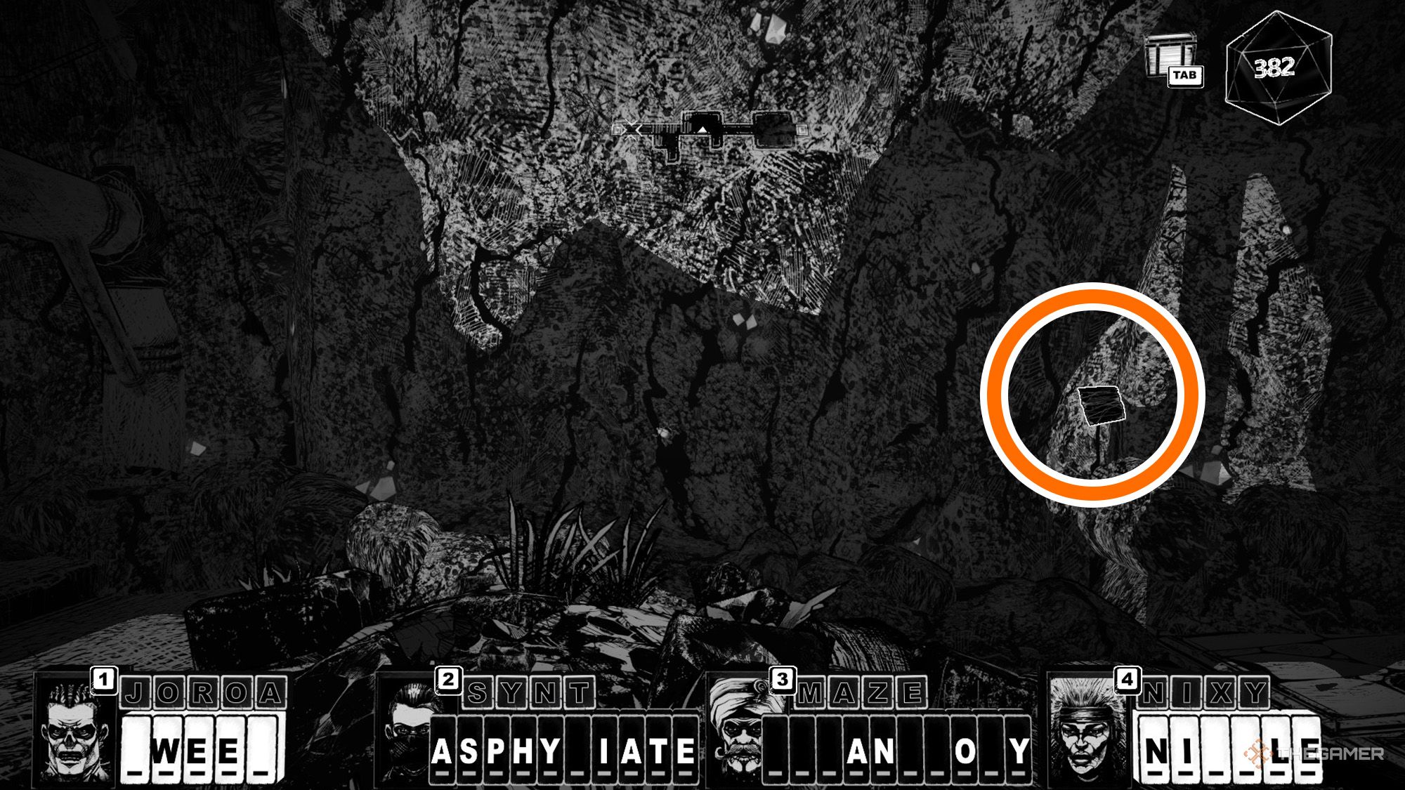 The party finds a page fragment at Klaxo&rsquo;s Island in Cryptmaster.