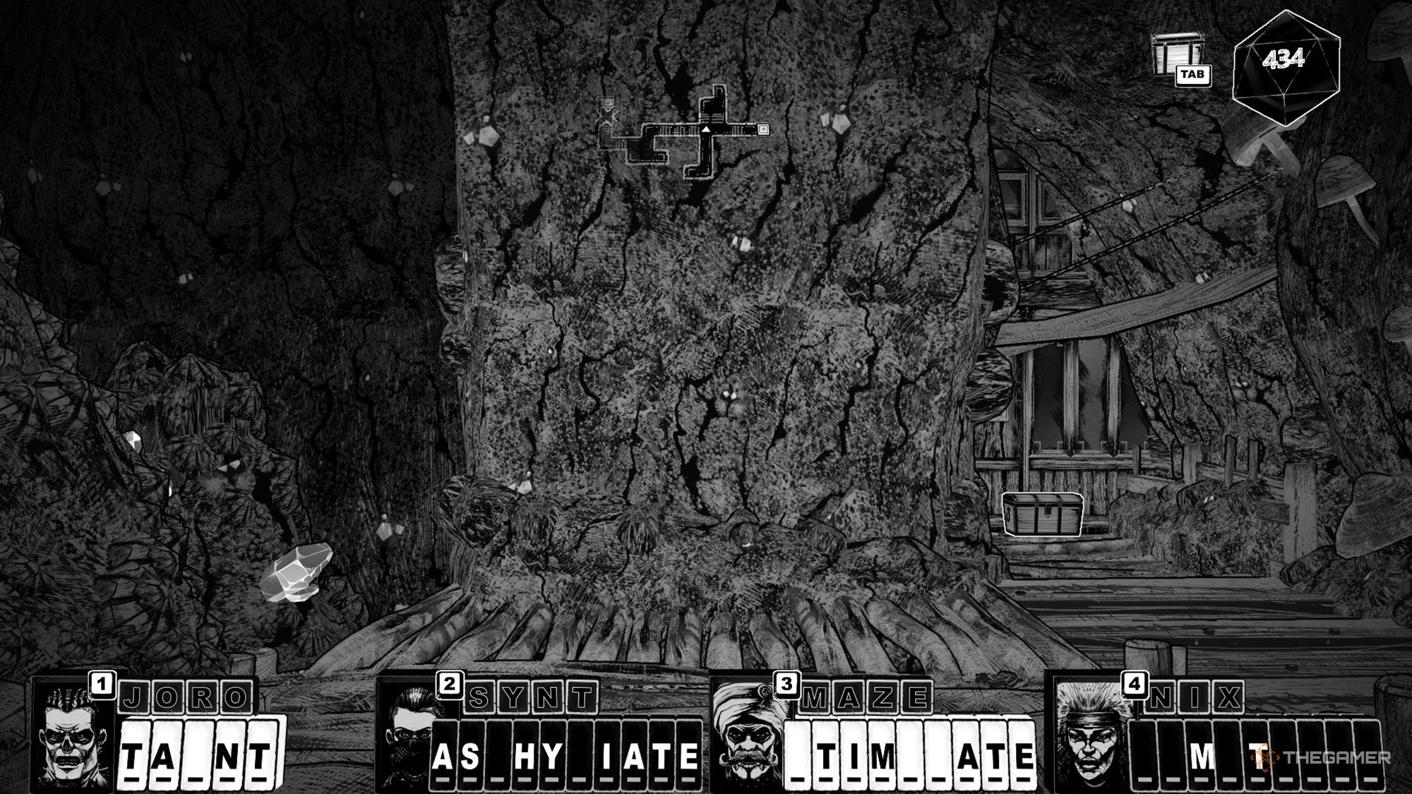 The party finds another chest on the path from the Tower to the Pantry in Cryptmaster.