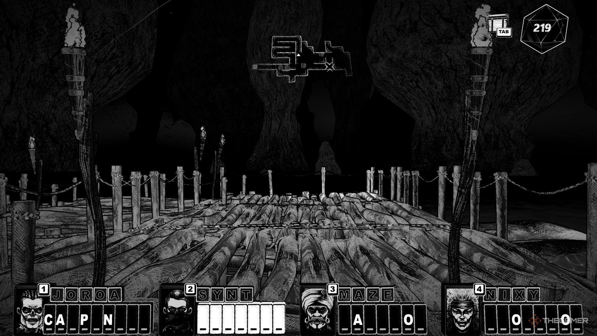 The party is using long way to reach Loria in Cryptmaster.