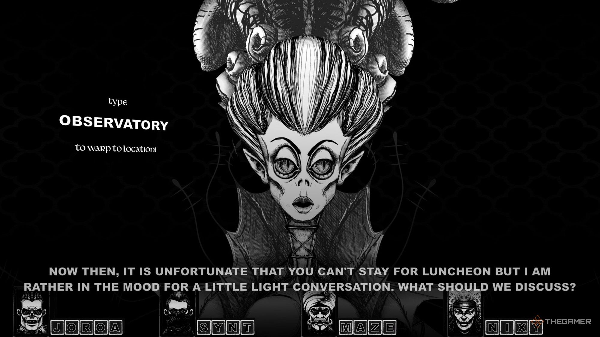 The party speaks with Ulara last time before leaving Sunken Sea in Cryptmaster.