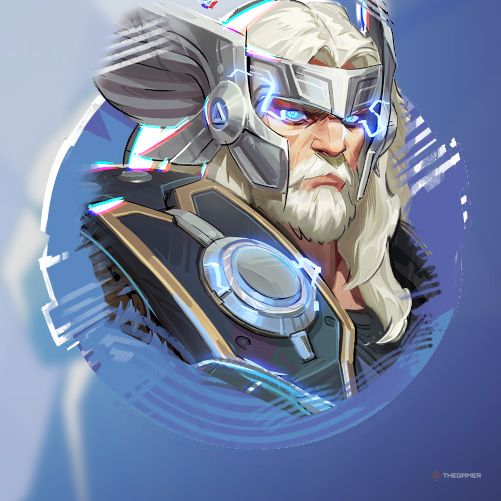 The Thor Spray features a portrait of Thor's face in Marvel Rivals.