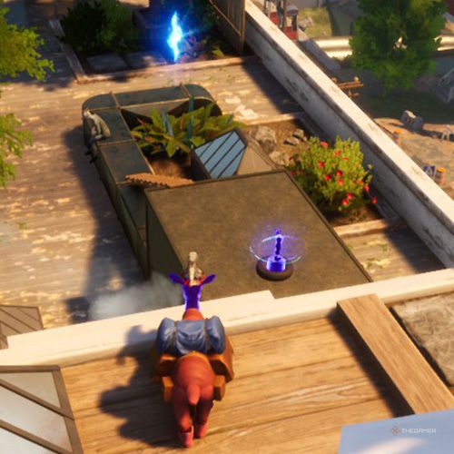 Twelveth trinket location of Goatroit in Goat Simulator 3 Multiverse of Nonsense.