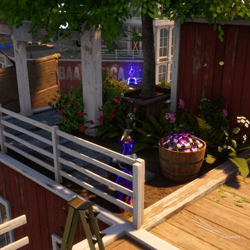 Twentieth trinket location of Goatroit in Goat Simulator 3 Multiverse of Nonsense.