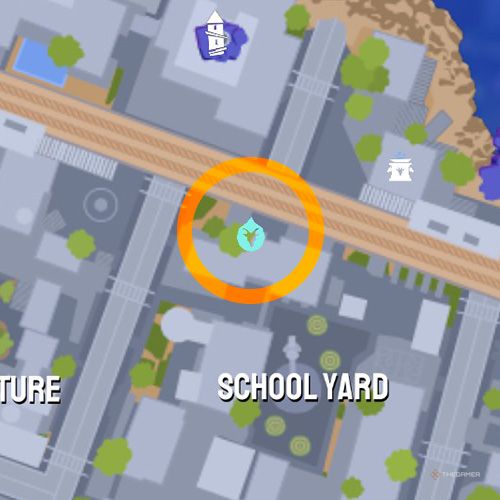 Twentieth trinket location of Goatroit on the map in Goat Simulator 3 Multiverse of Nonsense.