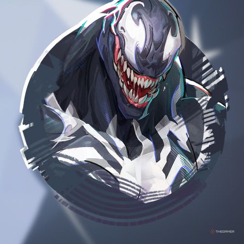 The Venom Spray features a portrait of Venom's face in Marvel Rivals.