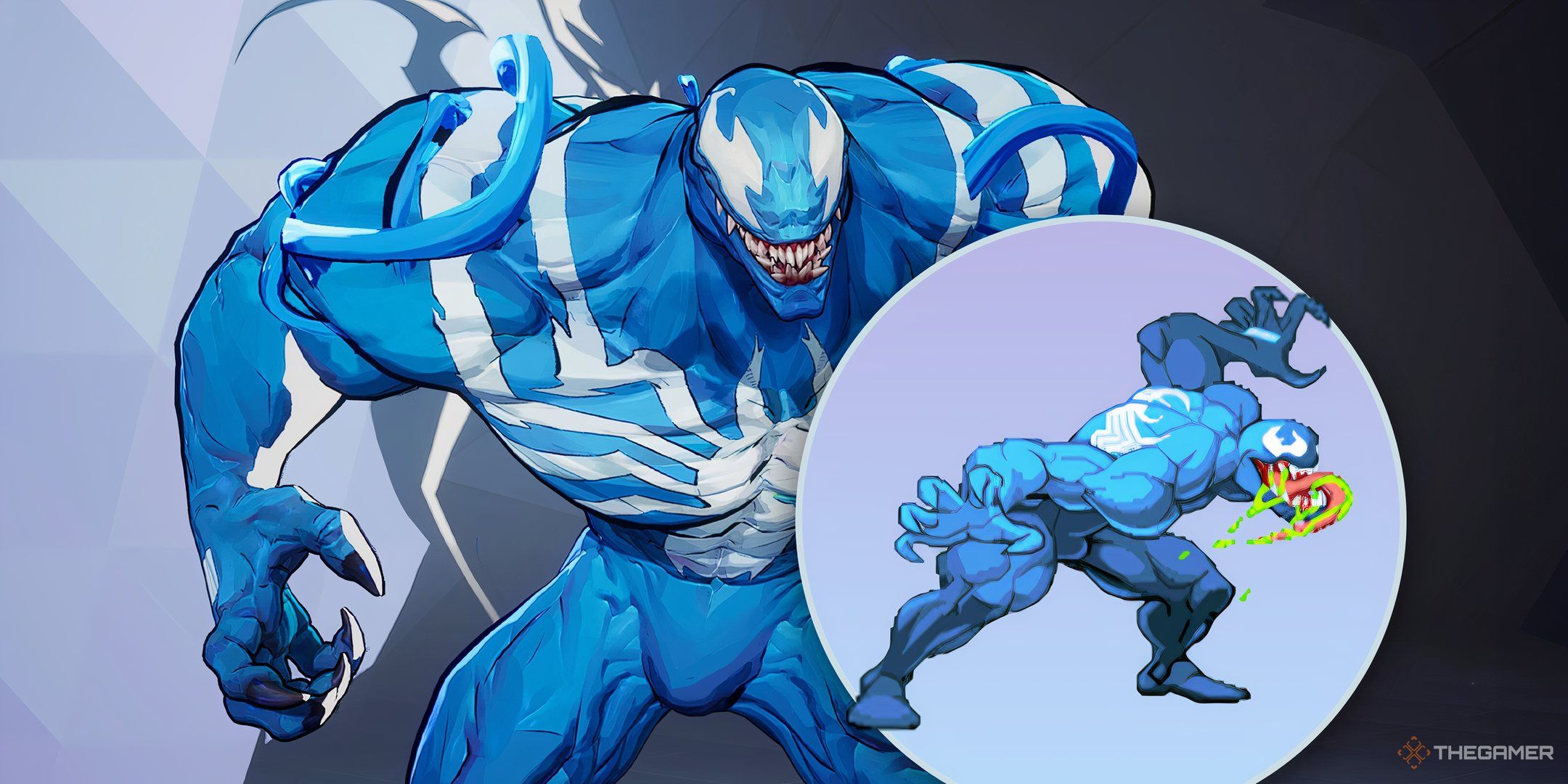 Наряд Cyan Clash Venom из Marvel Rivals — отсылка к Marvel Vs Capcom