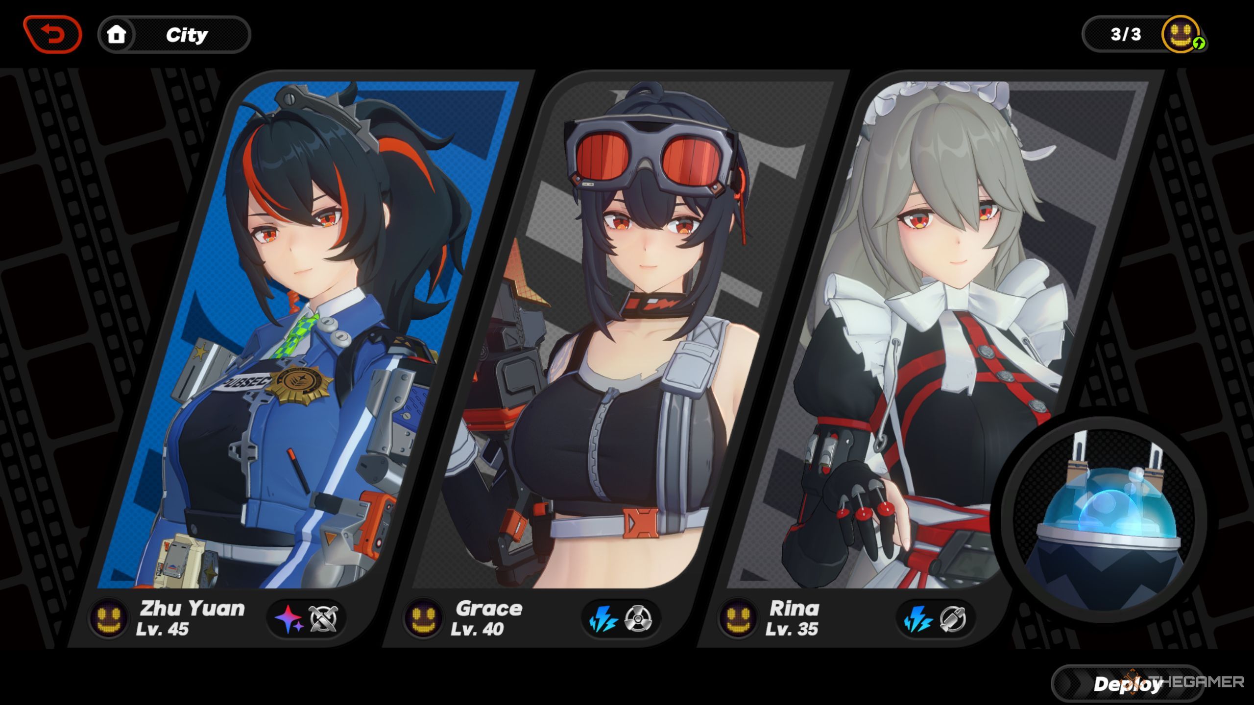 Zenless Zone Zero Zhu Yuan Team With Grace And Rina
