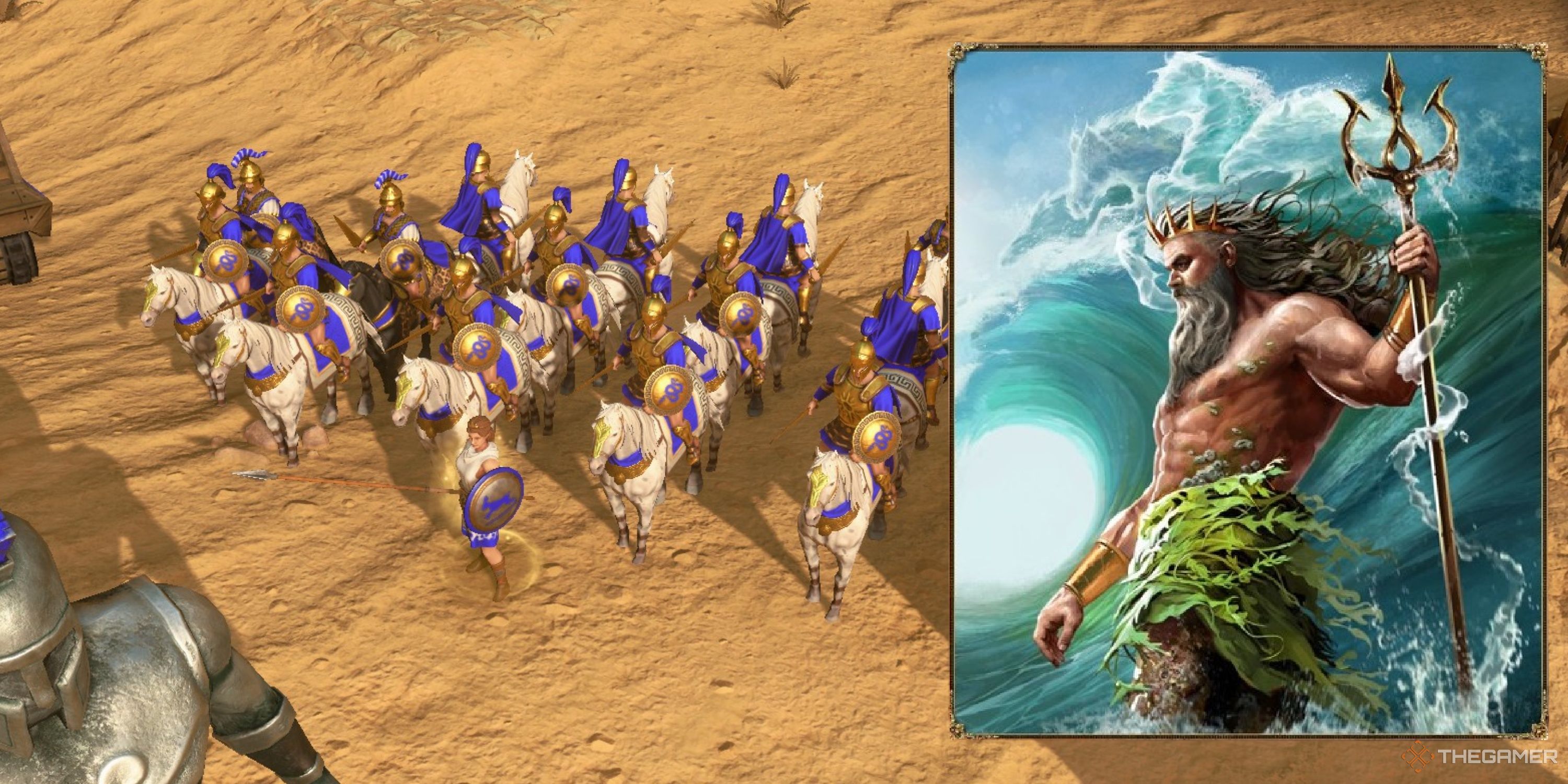 Как играть в Посейдона в Age Of Mythology: Retold