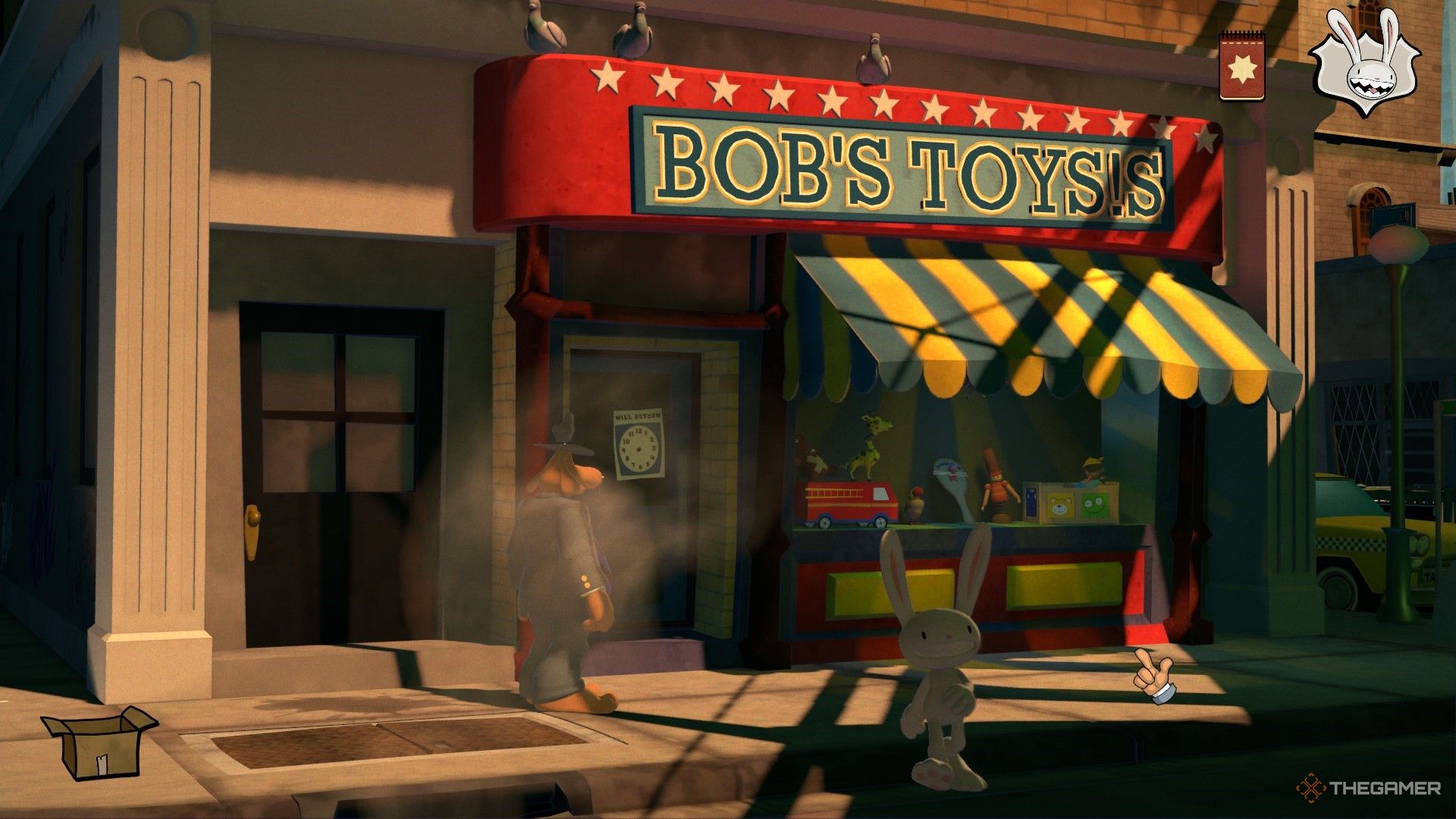 Bob's Toys shop in Sam and Max The Devil's Playhouse Episode 1.