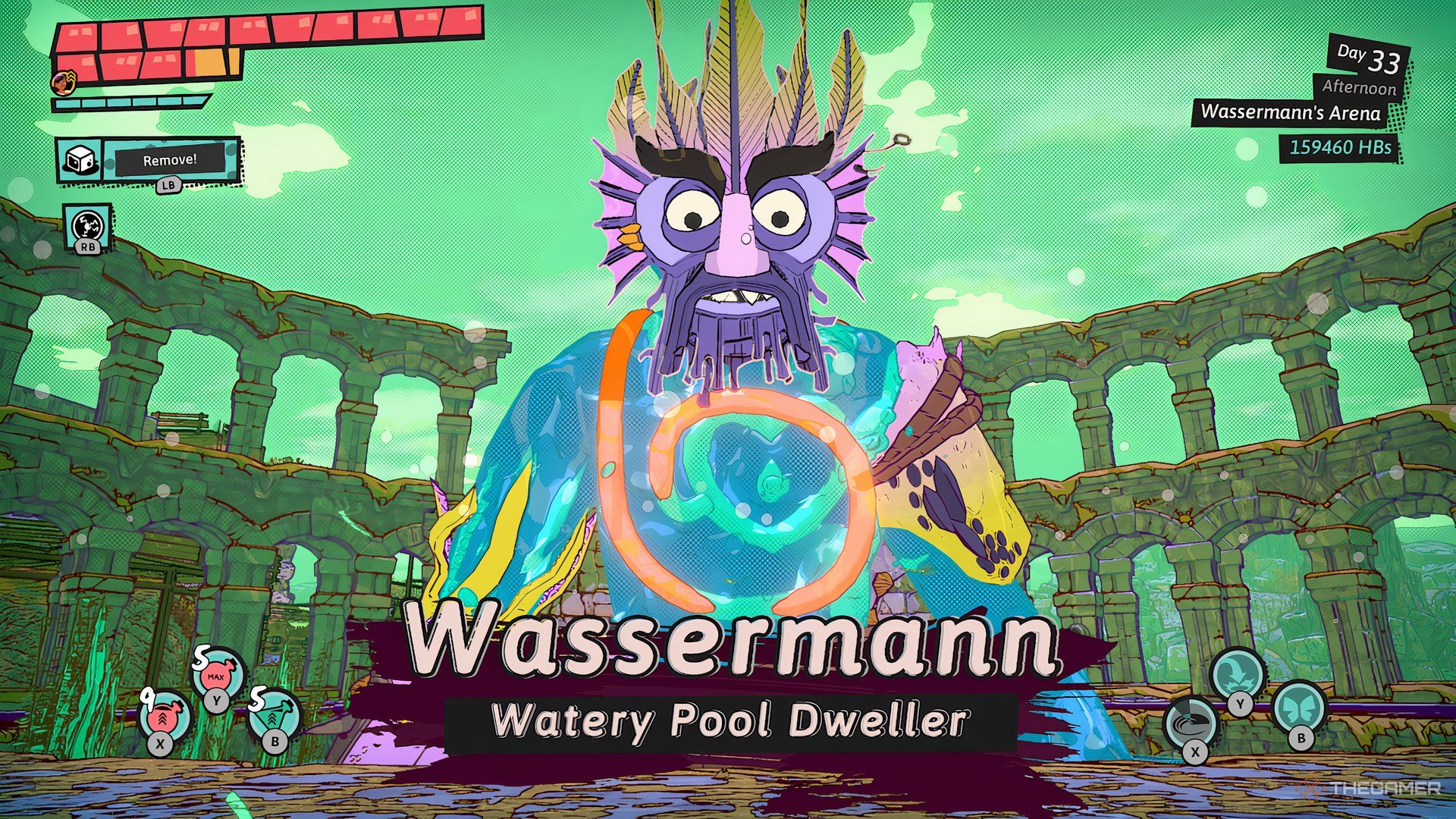 Wassermann Boss In Dungeons Of Hinterberg.