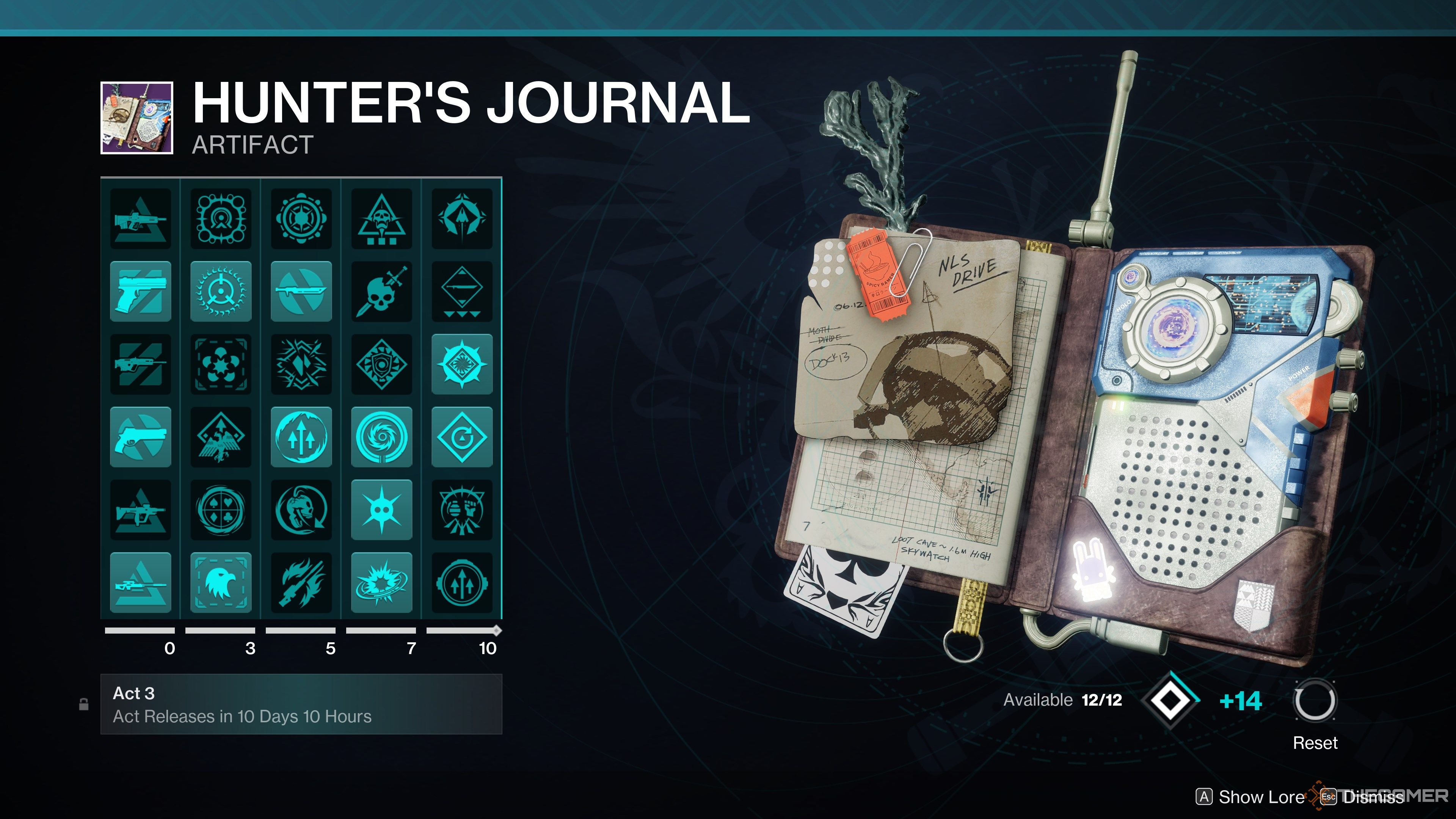 Artifact Destiny 2 Hunter Void PvE