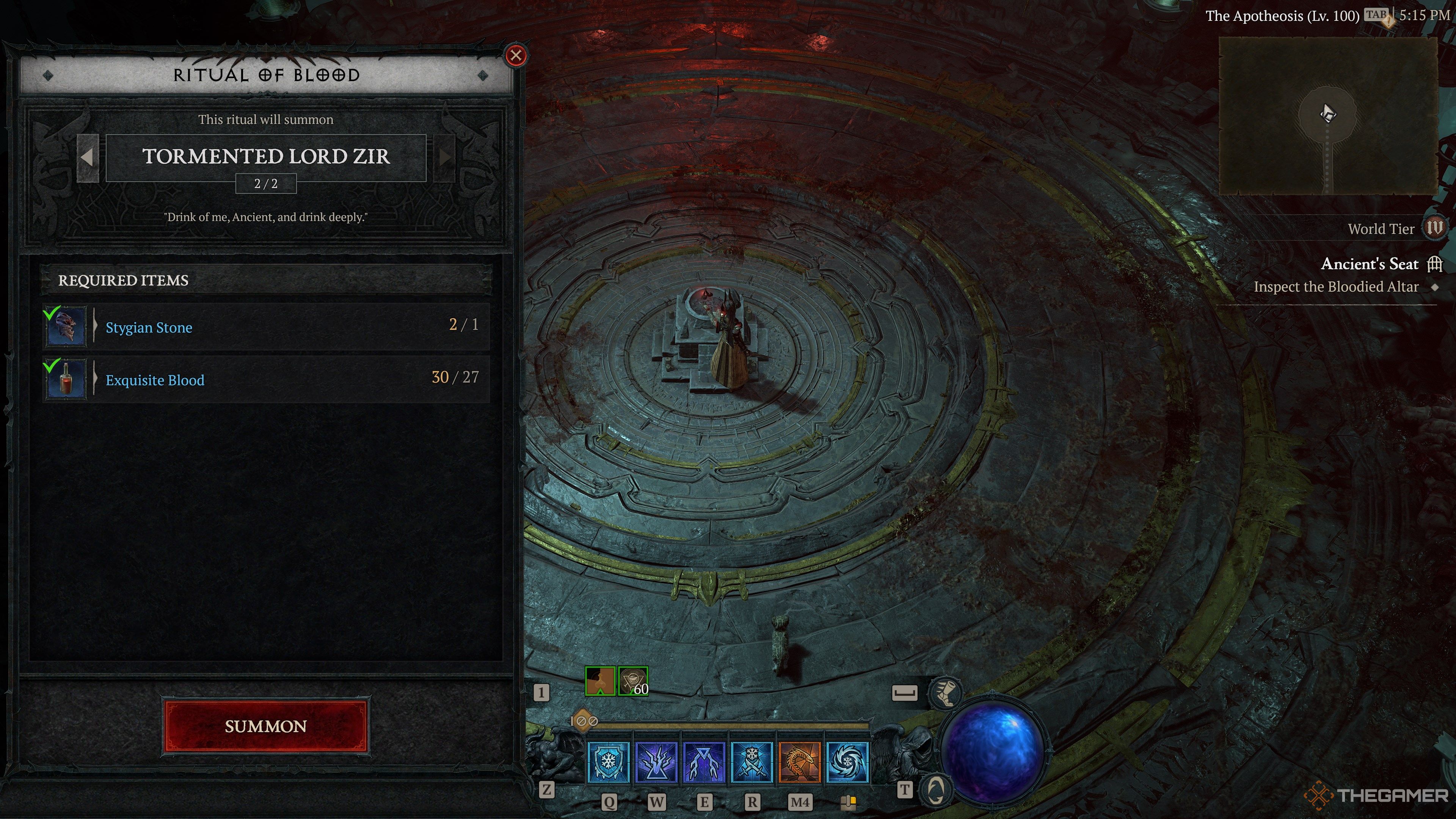 How To Summon Lord Zir In Diablo 4