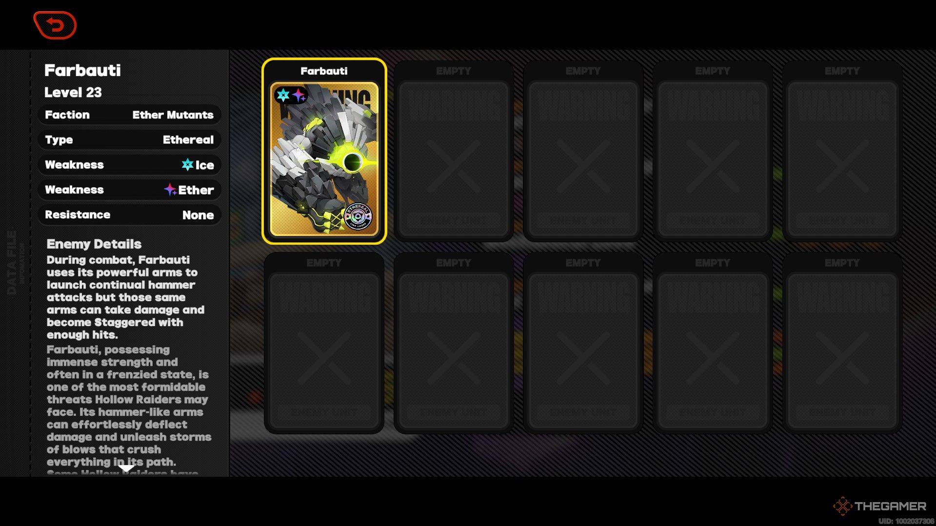 A single green card with text on the left in a menu in Zenless Zone Zero.