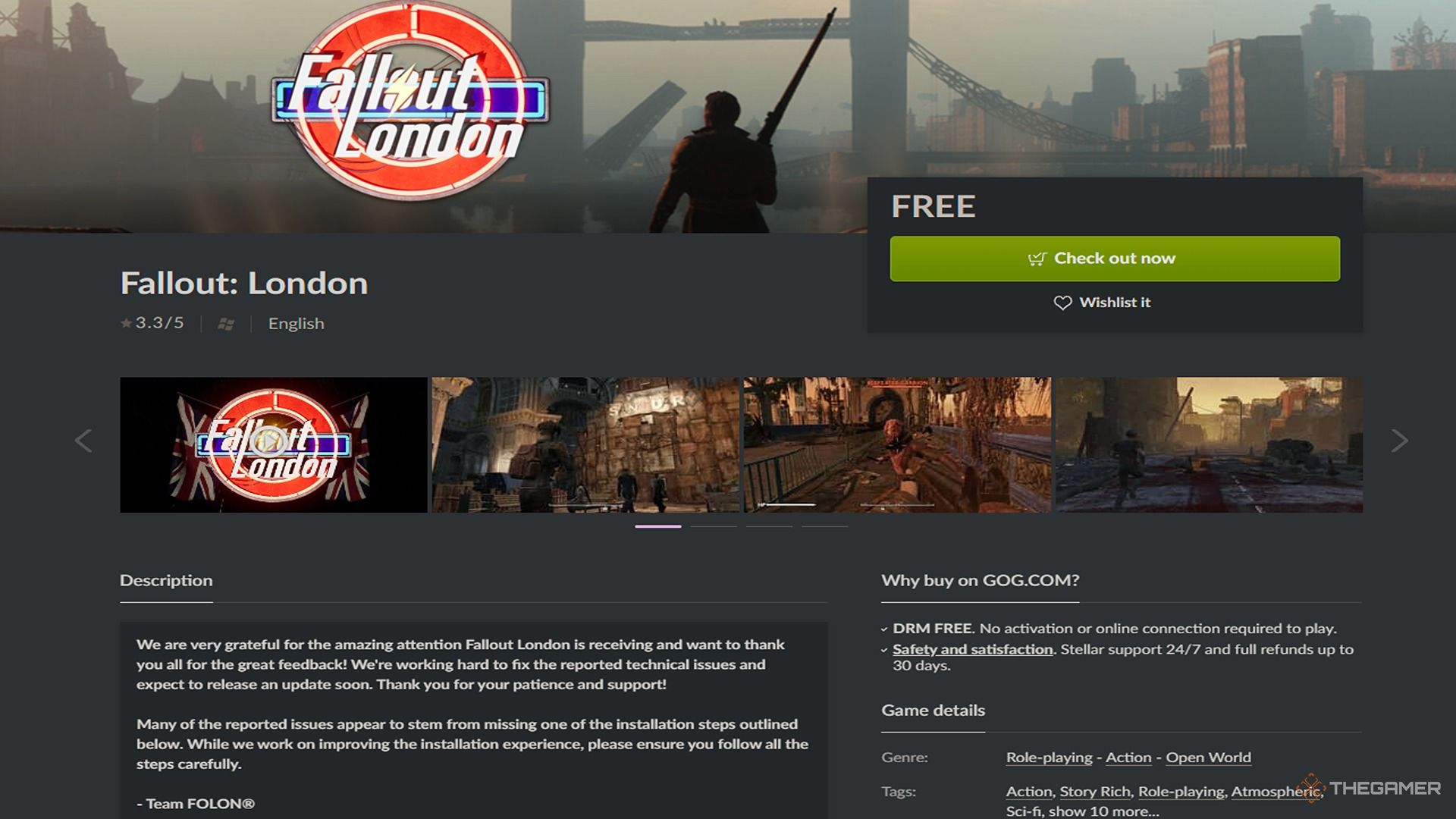 Как установить и играть в Fallout London