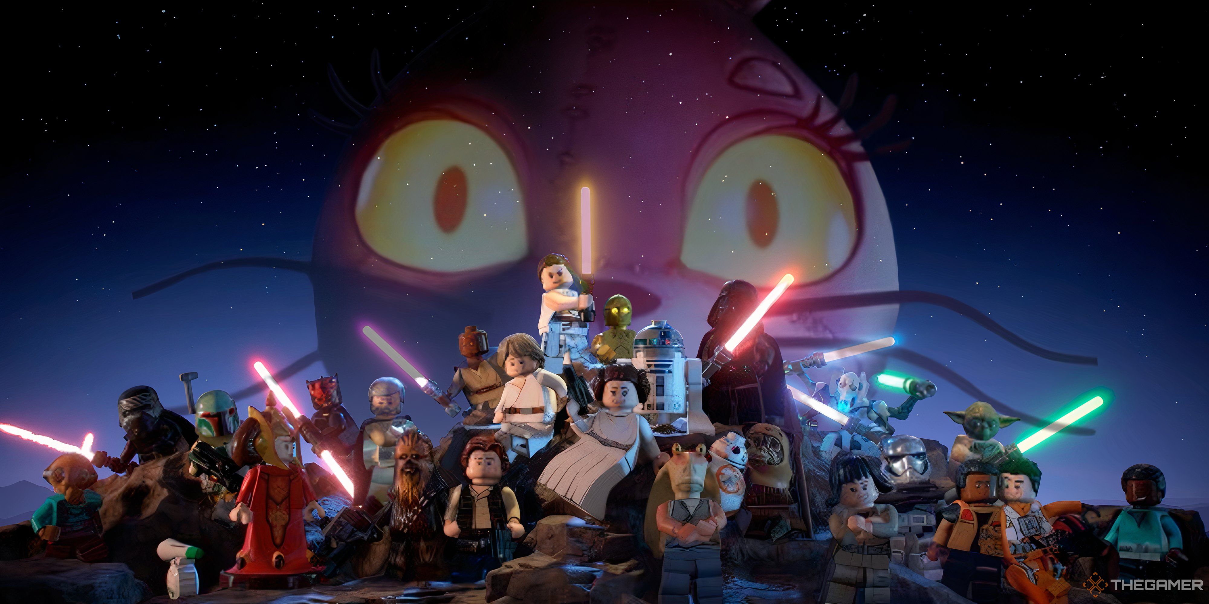 Lego Star Wars Skywalker Saga and Bunny from Five Nights at Freddy's