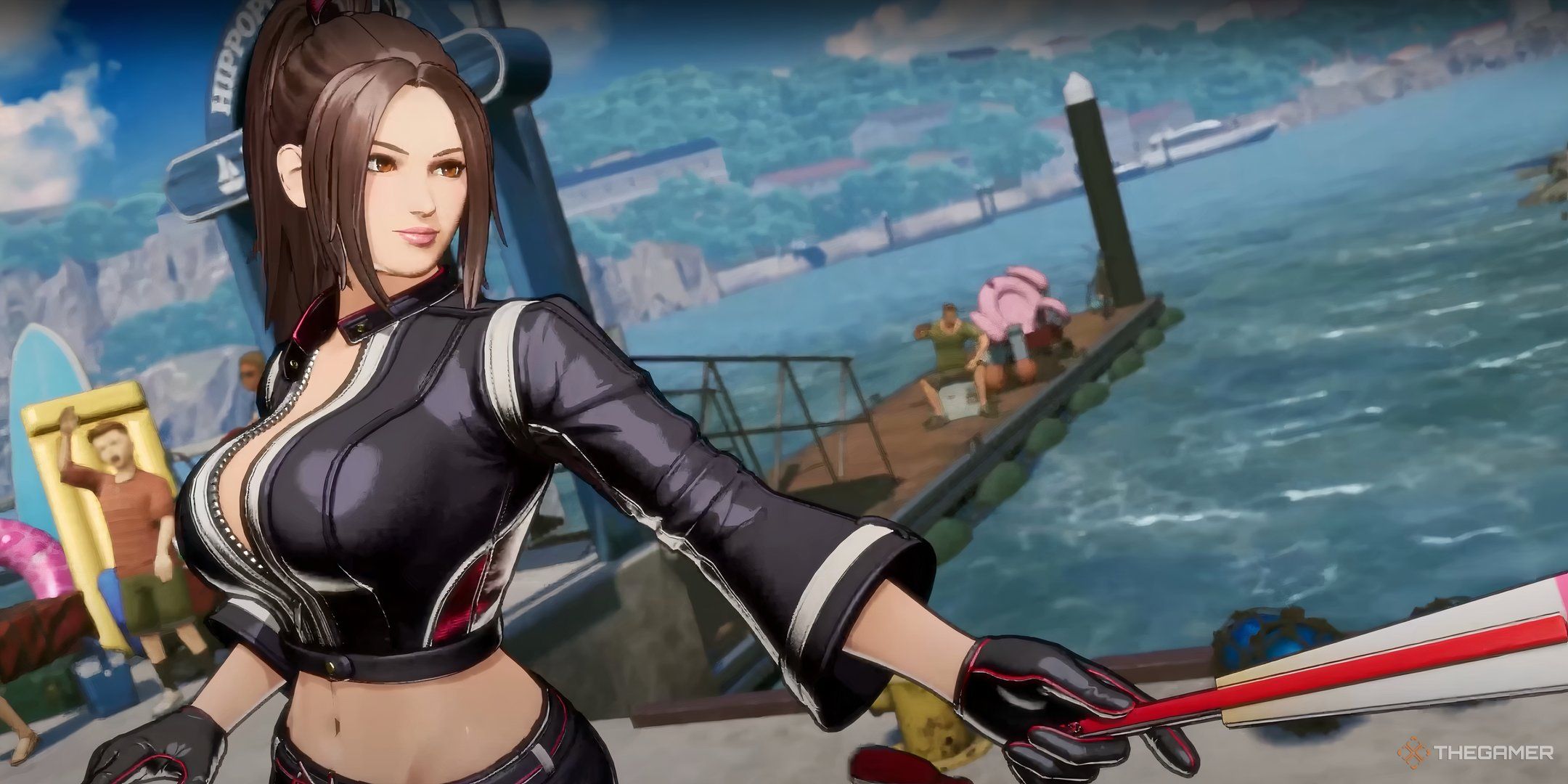 Mai Shiranui's new costume in Fatal Fury City of the Wolves.