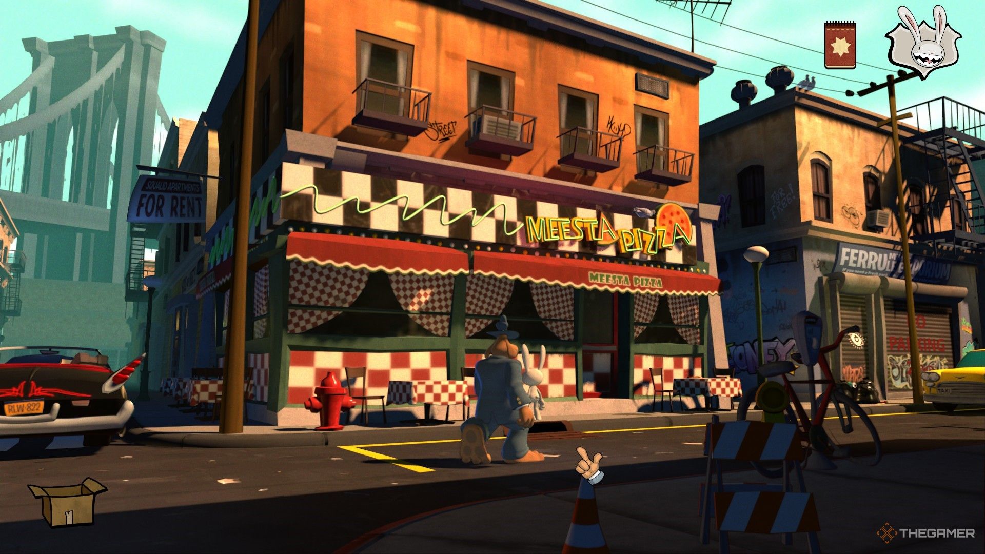 Meesta Pizza shop in Sam and Max The Devil's Playhouse Episode 1.