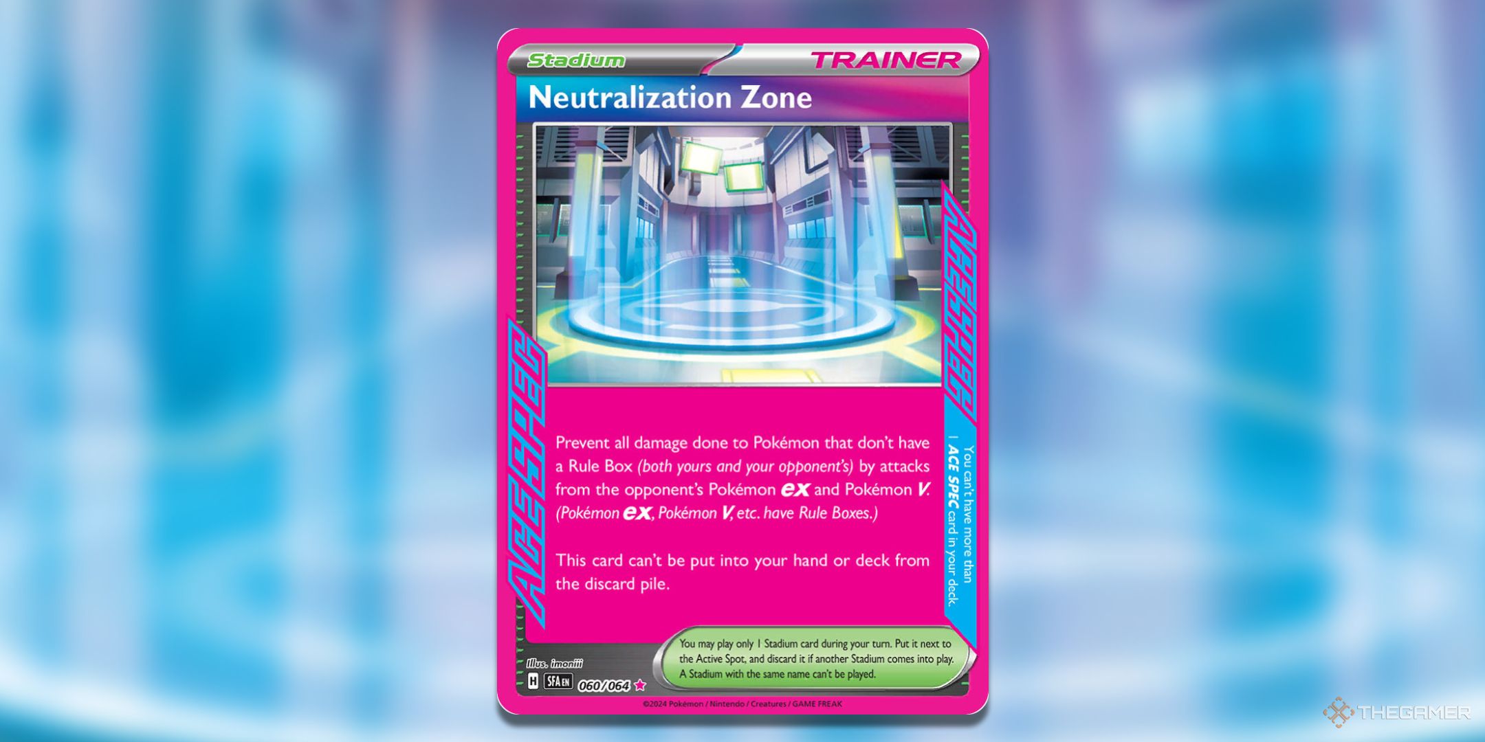 Neutralization Zone, Pokemon Trading Card Game Card Art.