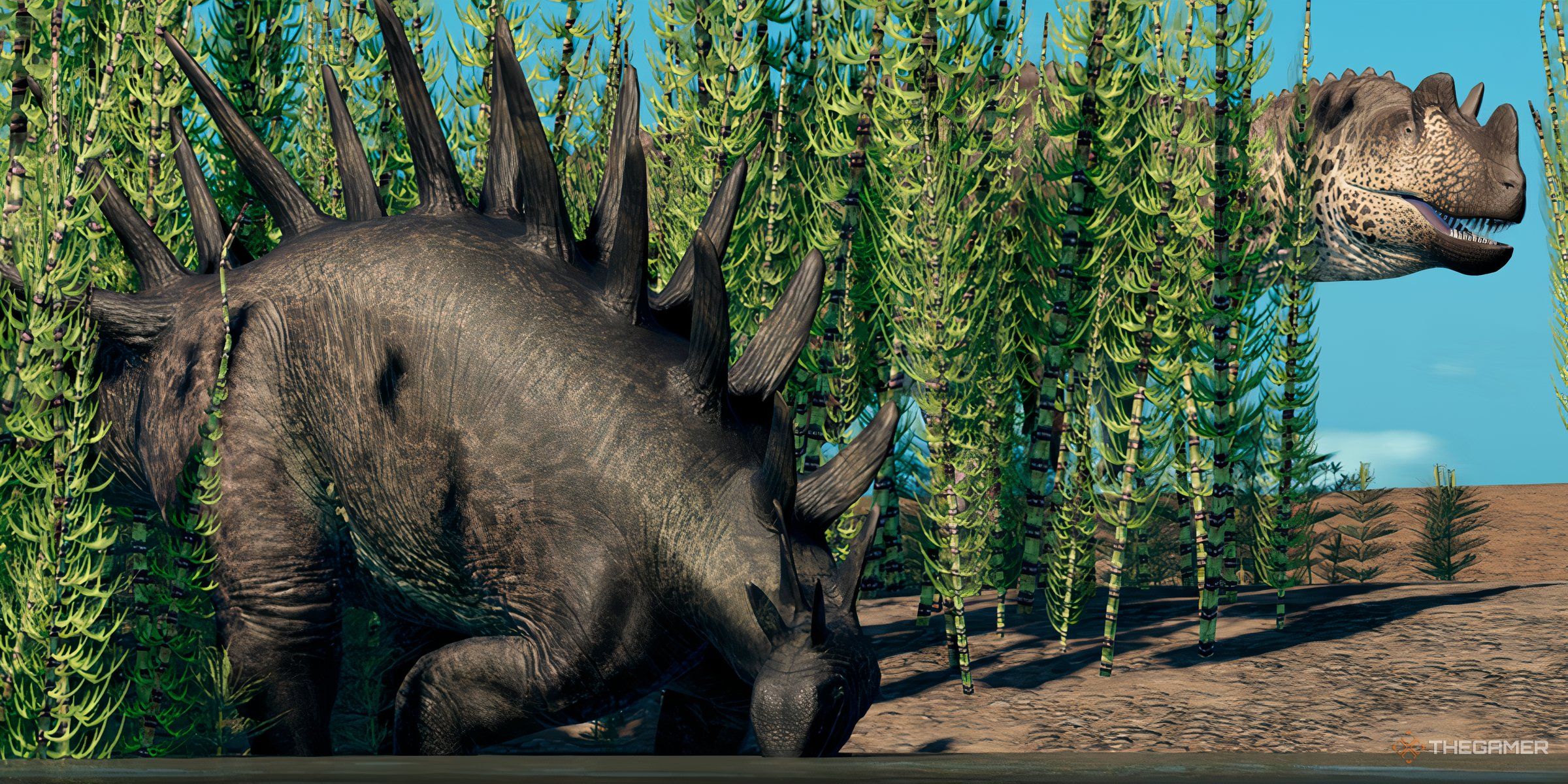 a dnosaur in Prior Extinction on Roblox
