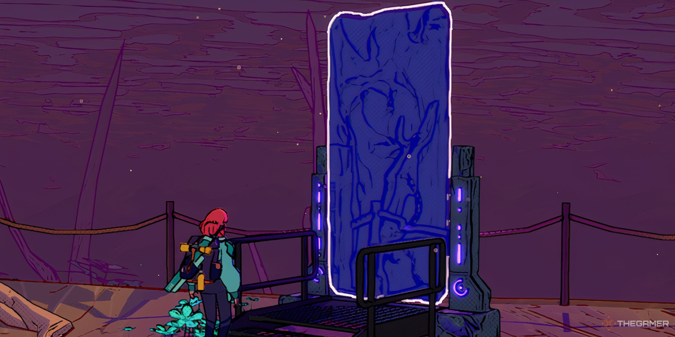 Standing In Front Of Portal To Leave A Dungeon In Dungeons Of Hinterberg