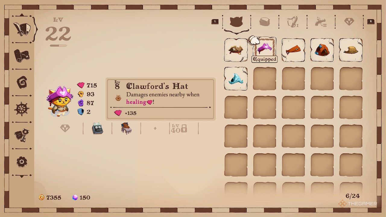 The Clawpurr Hat in Cat Quest 3
