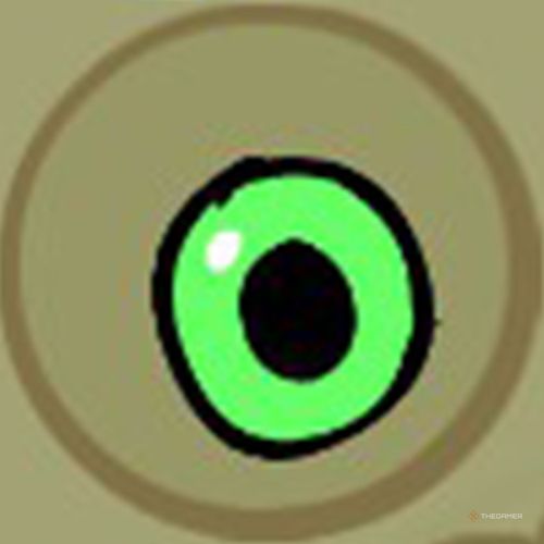 The portrait of the Instal Ball animal orb appears inside a circle in Castle Crashers.