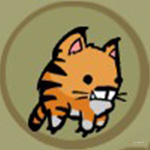 The portrait of the Scratchpaw animal orb appears inside a circle in Castle Crashers.