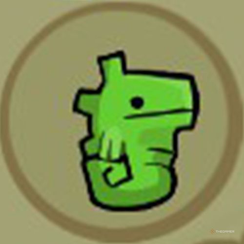The portrait of the Seahorse animal orb appears inside a circle in Castle Crashers.