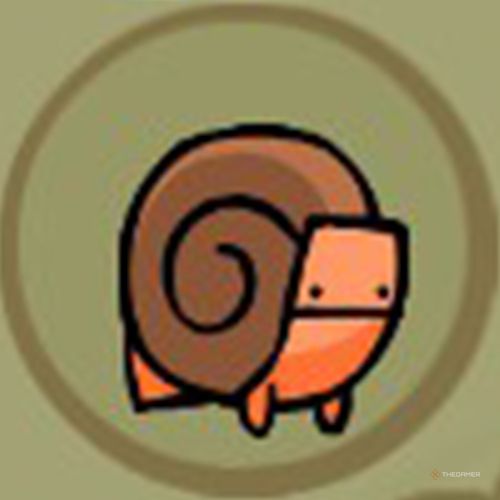 The portrait of the Snailburt animal orb appears inside a circle in Castle Crashers.