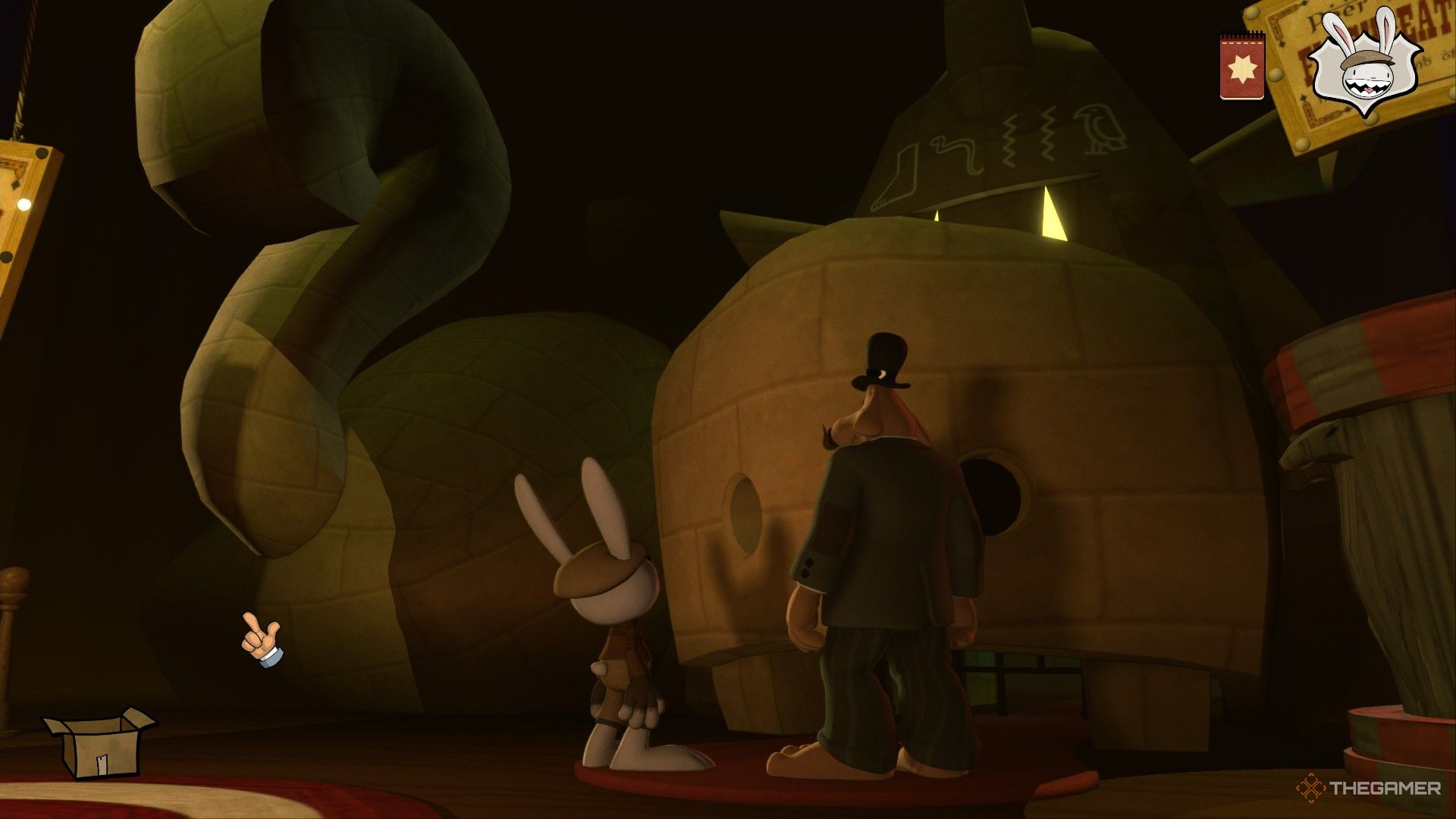 The Sphunx in Sam and Max The Devil's Playhouse Episode 2