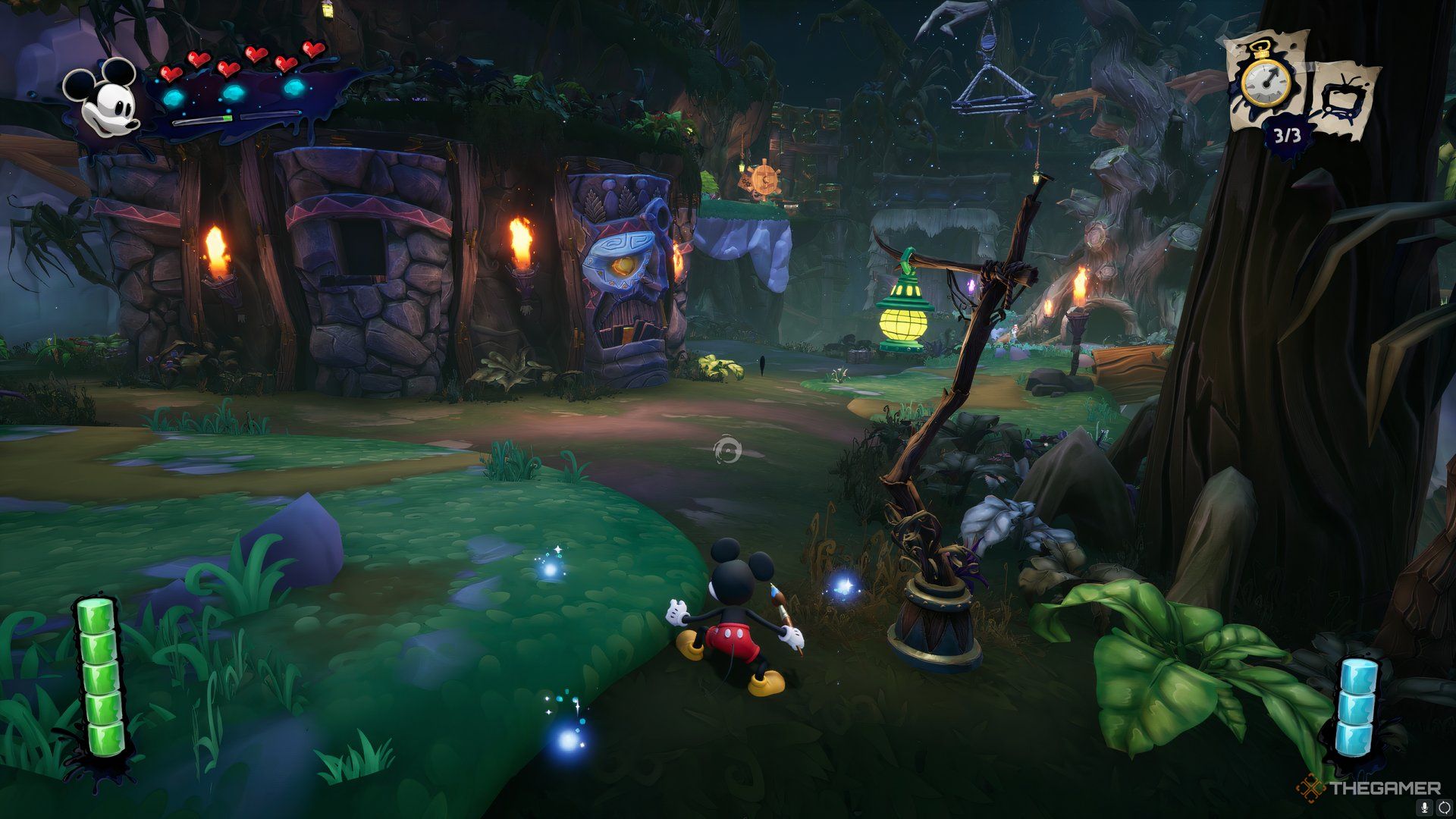 Все местоположения фонарей в Jungle Lanterns Quest Disney Epic Mickey: Rebrushed