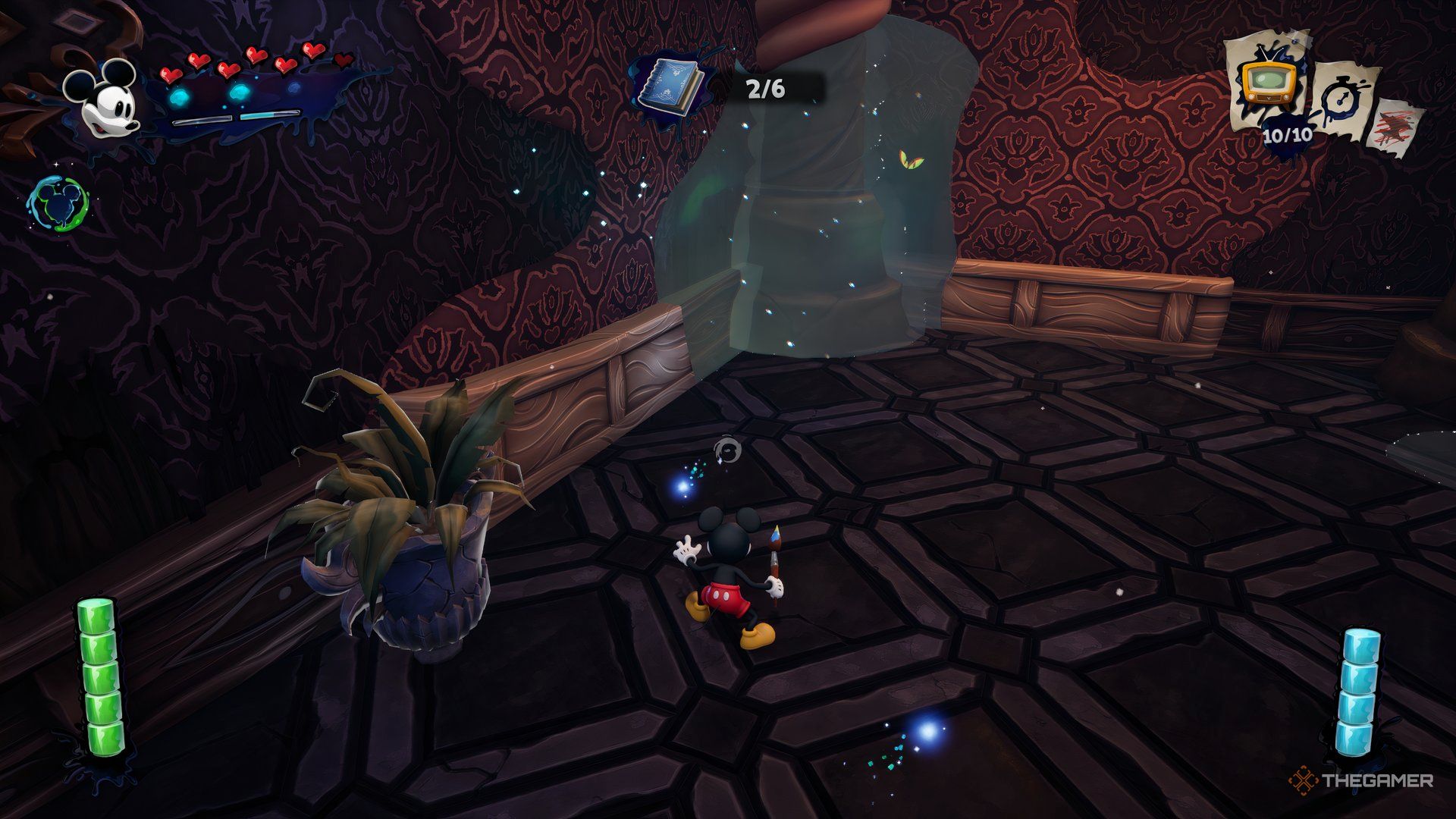 How To Settle The Library Bookcases In Epic Mickey: Rebrushed