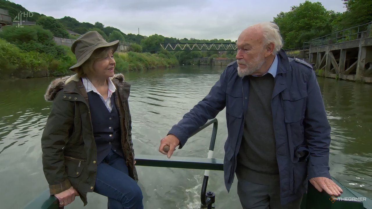 Timothy West and Prunella Scales in Great Canal Journeys.