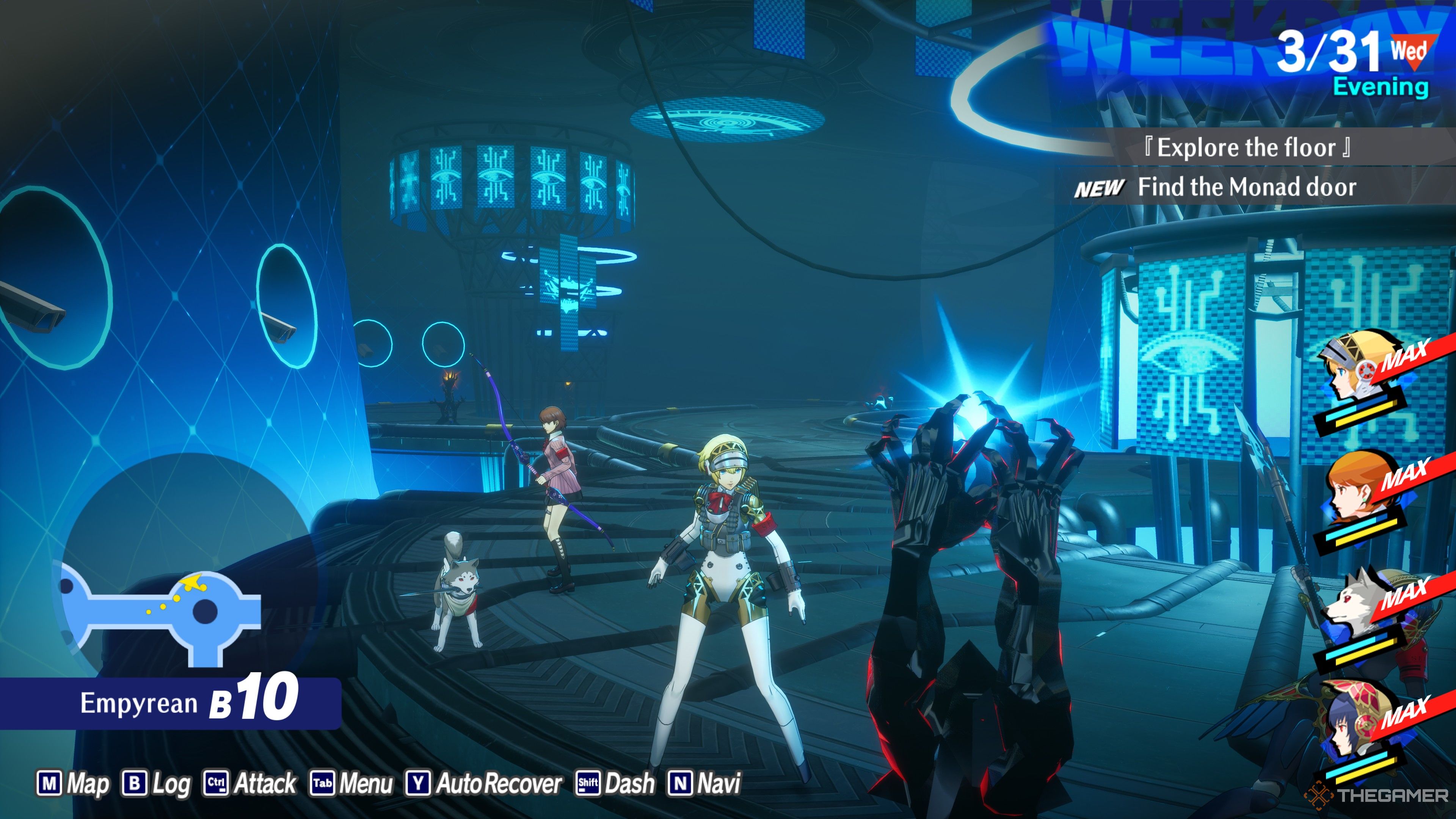 Aigis finding a Twilight Fragment in Episode Aigis.-1