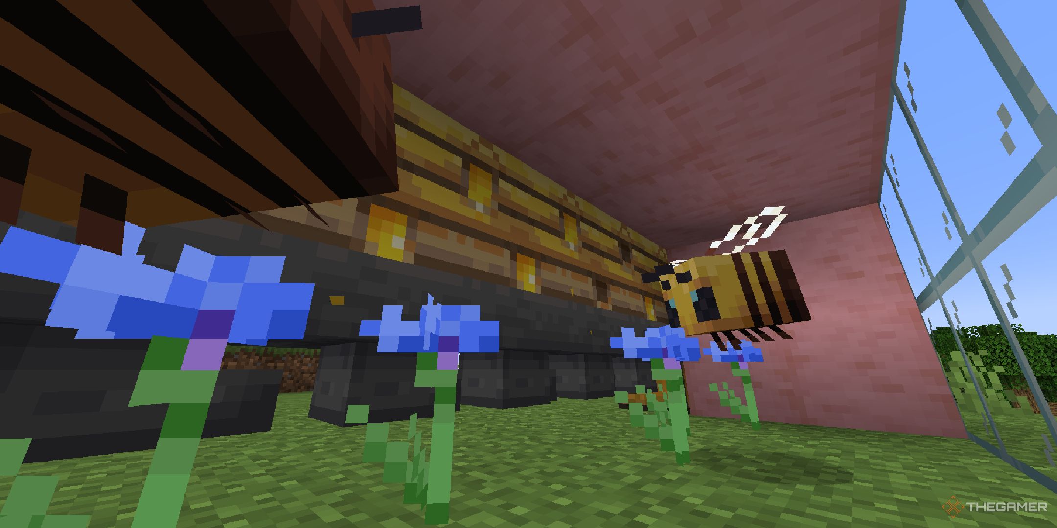 How To Make A Bee Farm In Minecraft