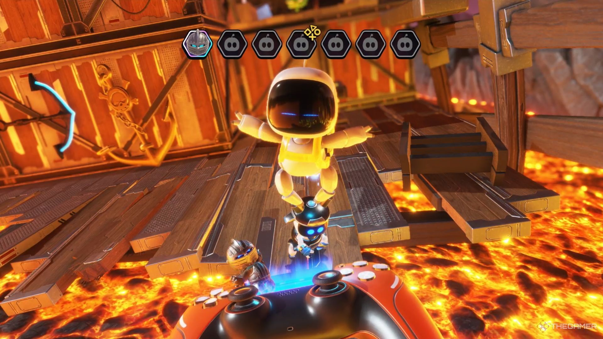 Astro Bot. Cannon Brawl. The Second Bot.