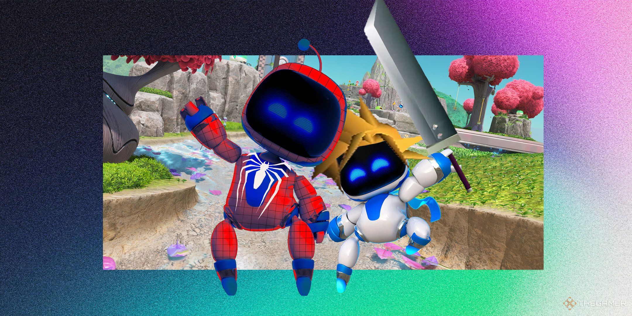 Spider-Man and Final Fantasy in Astro Bot.