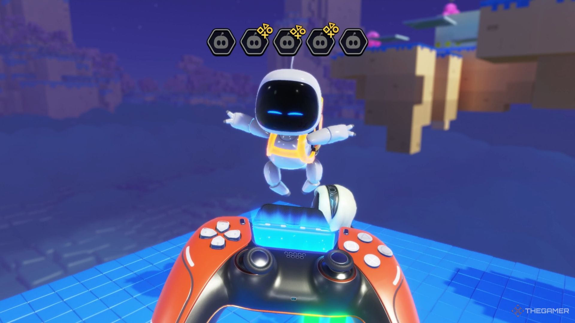 Astro Bot. Light Boxel Bust Up. The first bot.