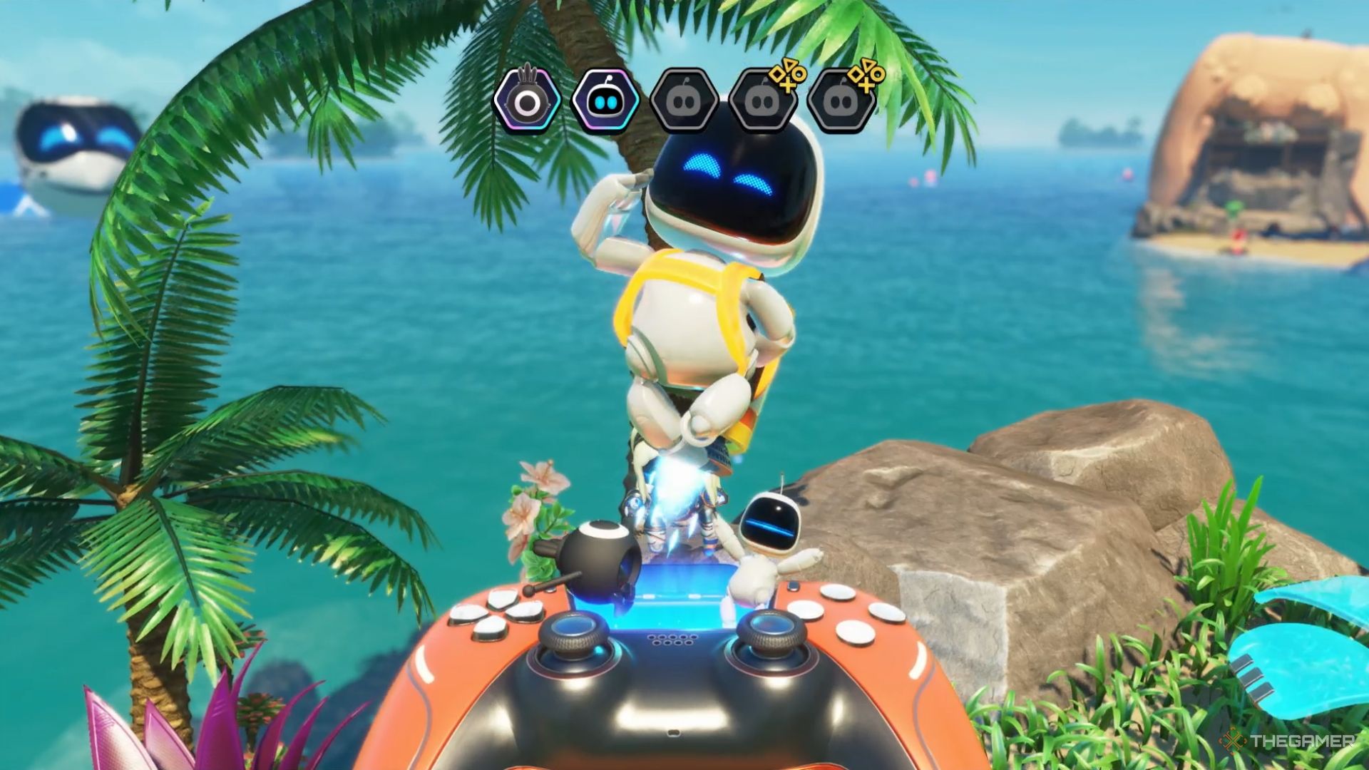 Astro Bot. Turtles In Trash. The third bot.