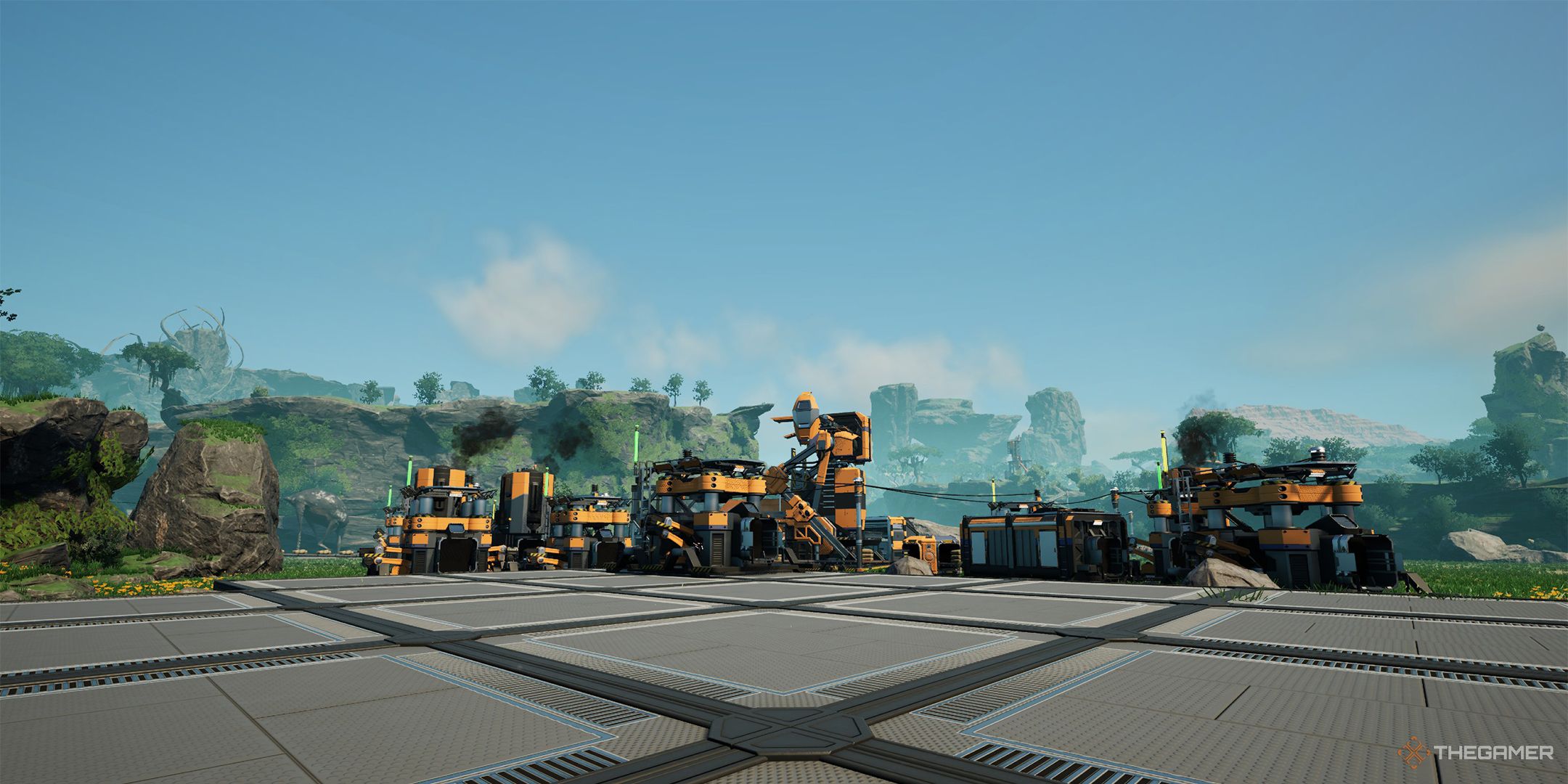 The best starting location to choose in satisfactory