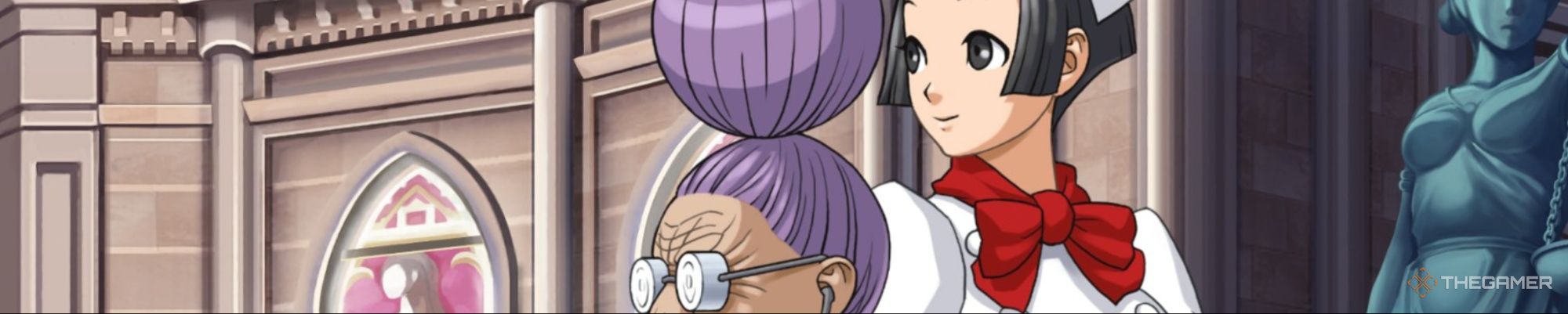 Cross-examining Niedler and Hertz in Ace Attorney Investigations 2 Episode 4.