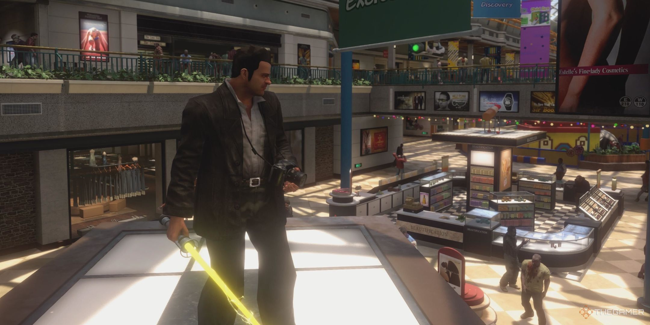 Игрок в ремастер Dead Rising Deluxe выясняет, как делать бесконечные лазерные мечи